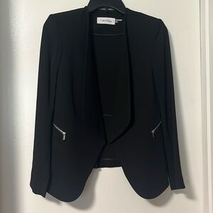 Calvin Klein black dress jacket, size 0